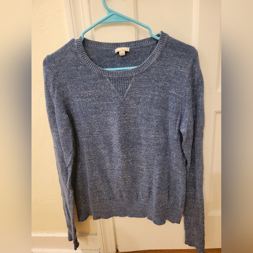 GAP Heathered Blue Sweater